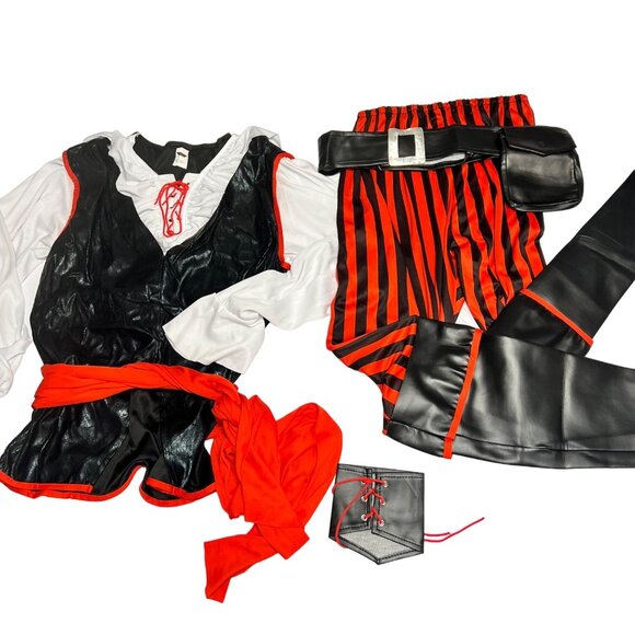 Spooktacular Pirate Men Costume Size Small - Picture 2 of 12